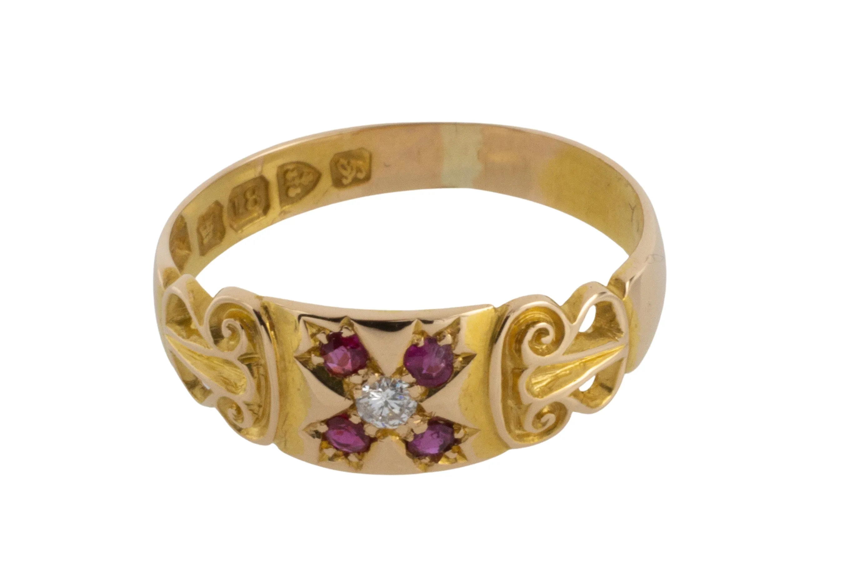 Ruby and diamond ring from 1907