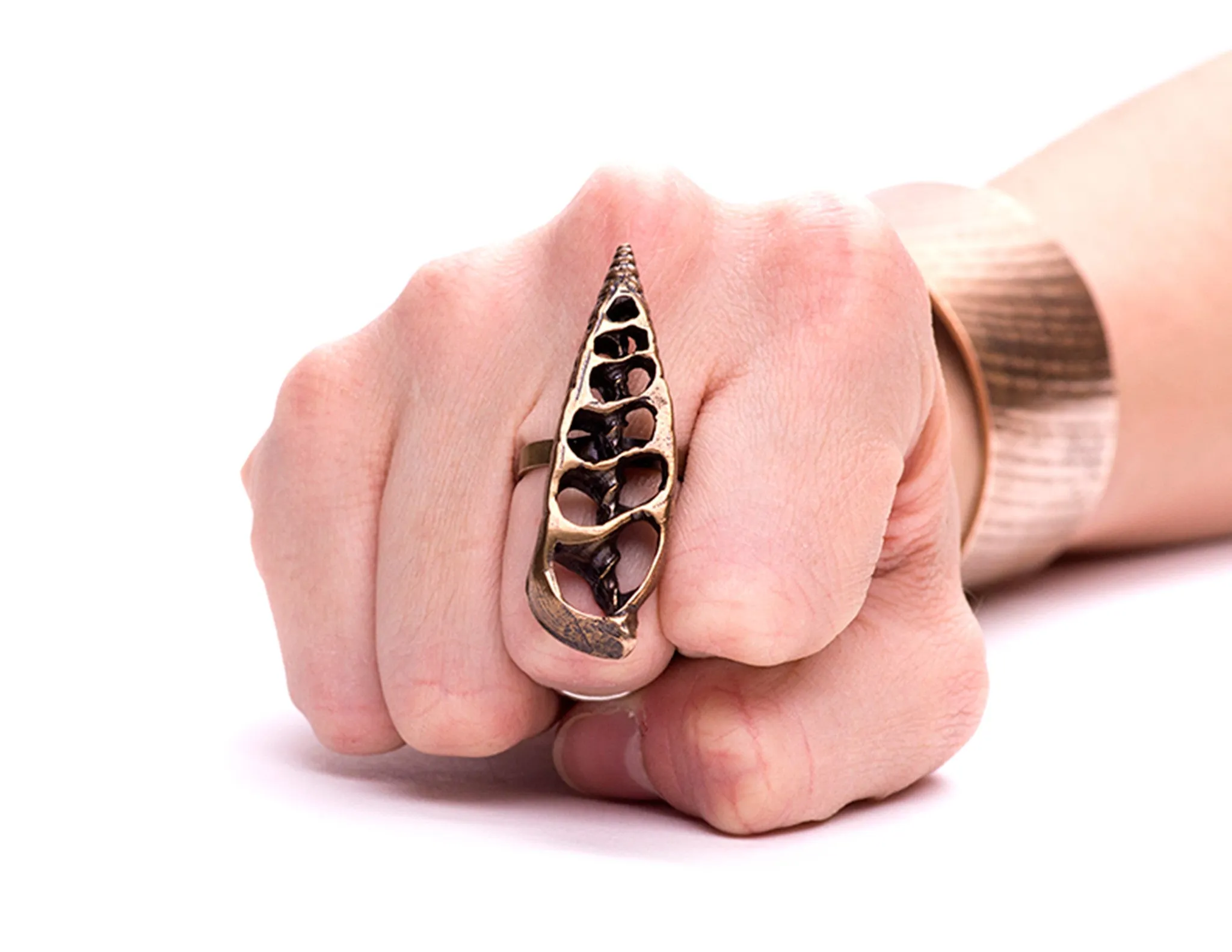 Sea Shell Ring, Vertical