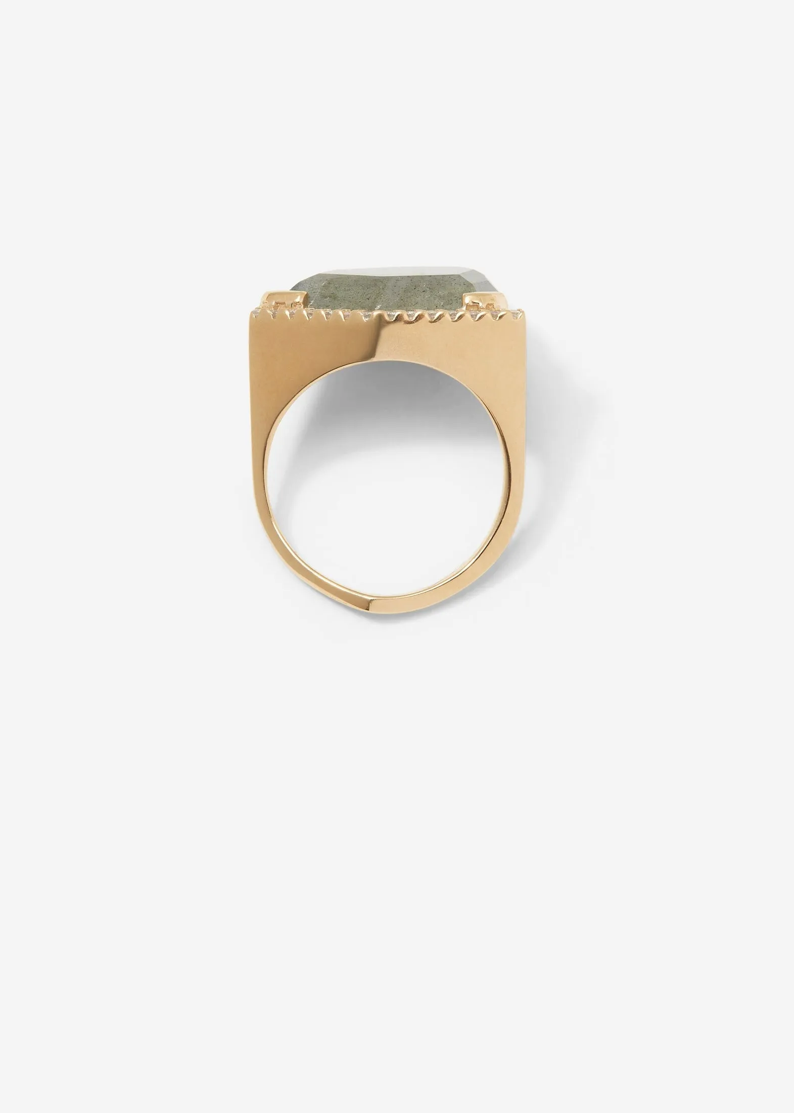 Slized Ring Maxi  |  Labradorite