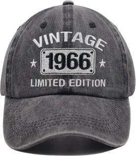 Vintage 1974 1973 1972 1971 1970 1969 1968 1967 1966 1965 Limited Edition Adjustable Embroidered Baseball Cap