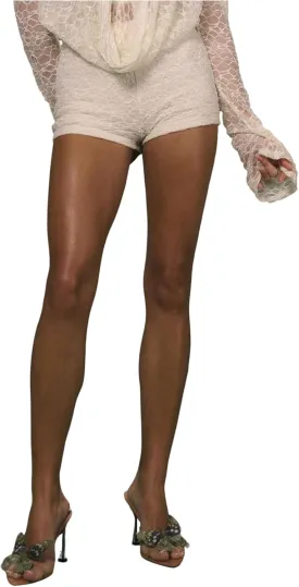Women's Floral Lace Drop Waist Booty Shorts Skinny Y2k Summer Mini Shorts